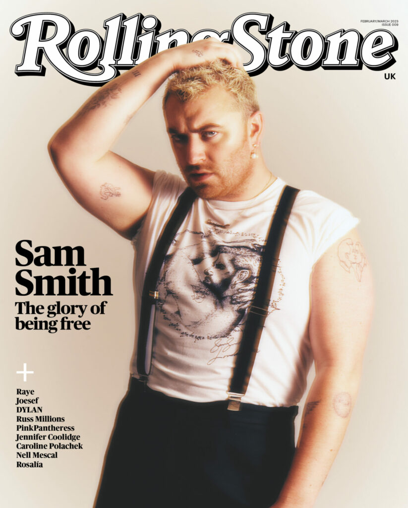 Sam Smith on the cover of Rolling Stone UK