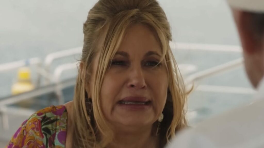 Jennifer Coolidge as Tanya McQuaid in The White Lotus