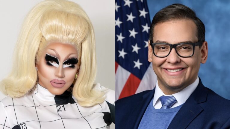 Trixie Mattel and George Santos