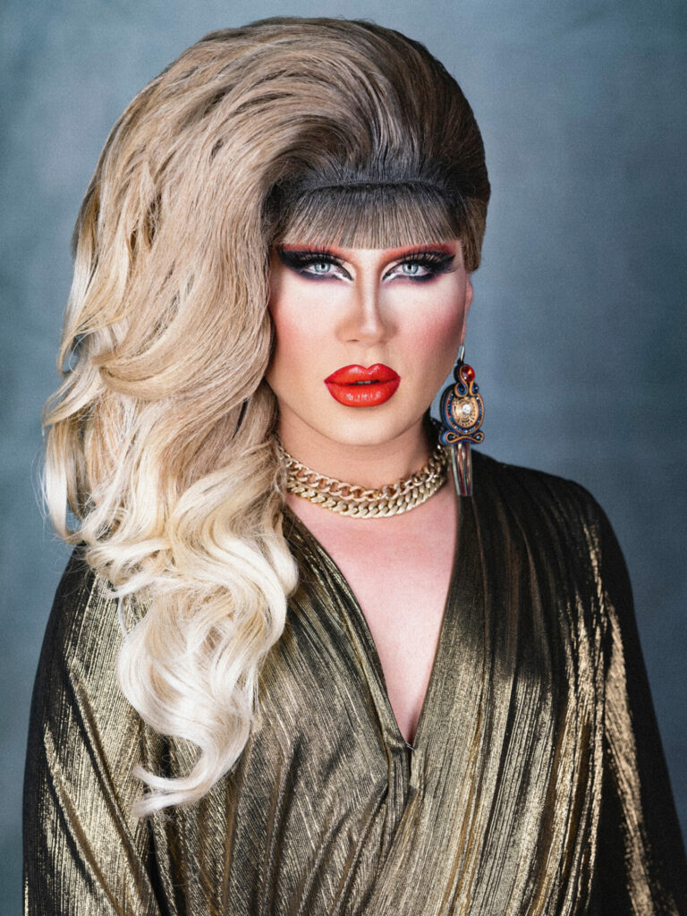 Jodie Harsh in the PRIDE 50 photography exhibition (Image: Thomas Knights)
