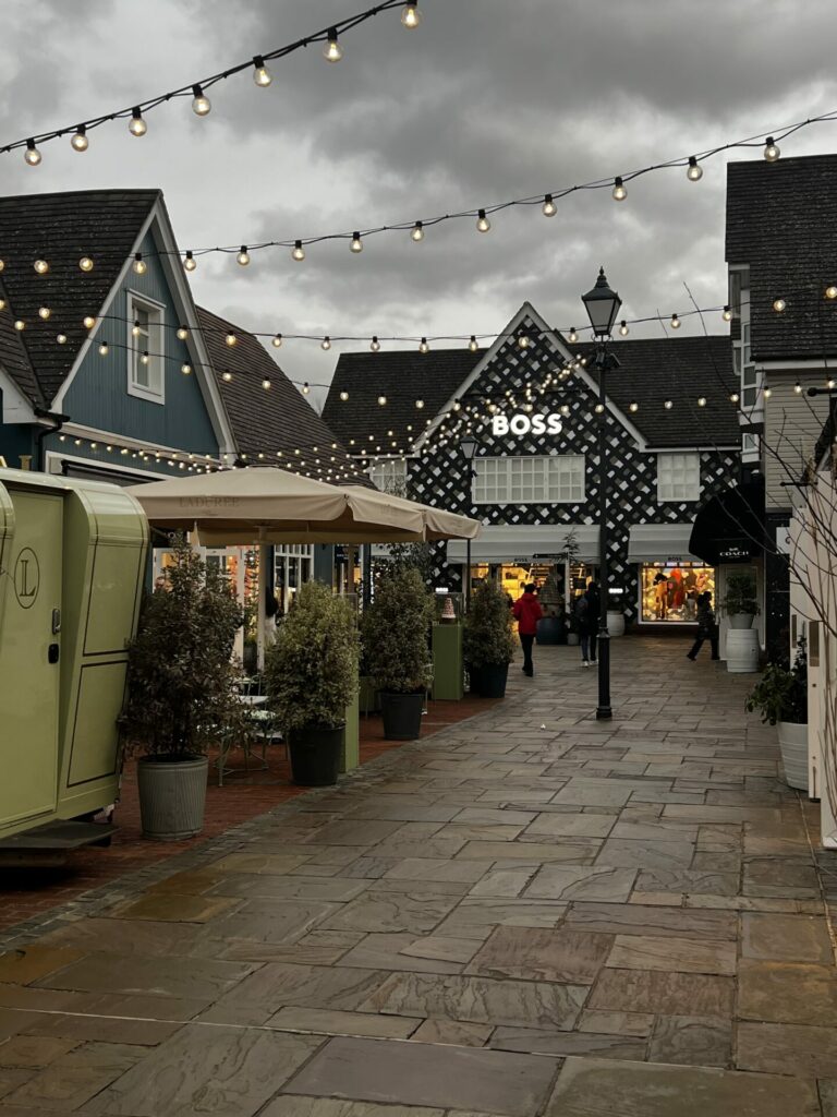 The lights of Bicester Village