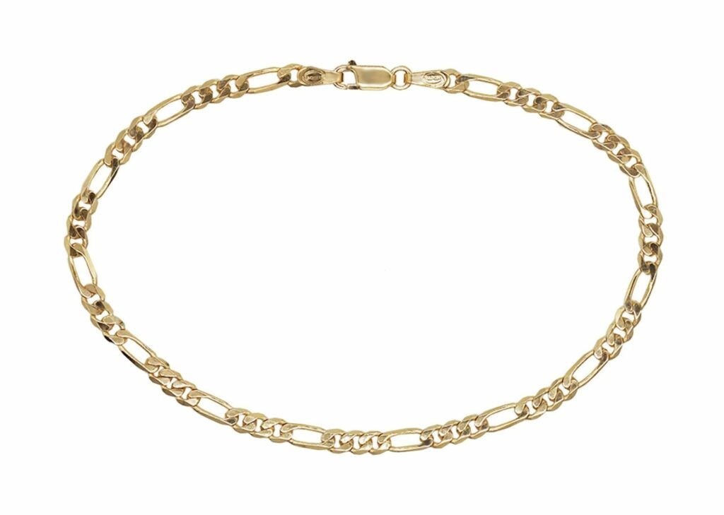 Pawnshop 9K Gold Figaro Chain Bracelet