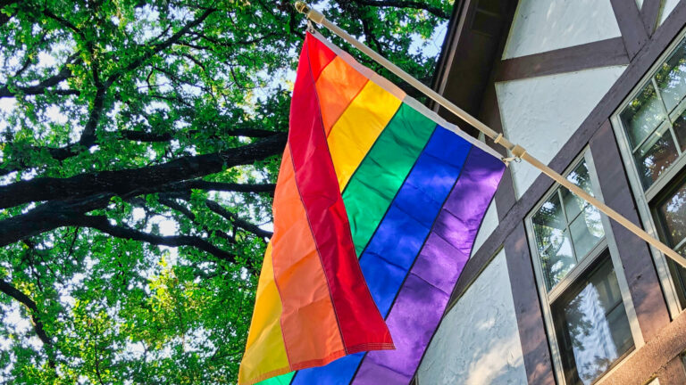 A woman has been arrested in New York City for burning a Pride flag.