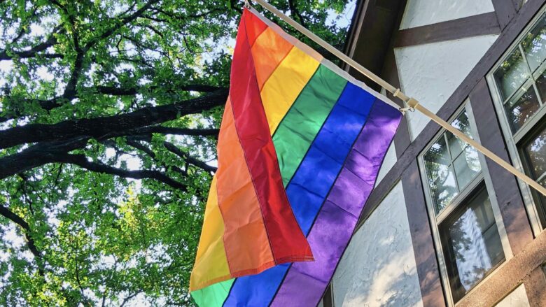Pride flag set on fire outside NYC restaurant - Attitude