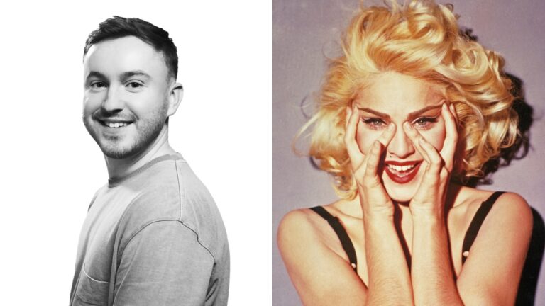 Joseph Ryan-Hicks says Madonna’s Erotica, ‘caused a stir’(Image: Provided and Alamy)