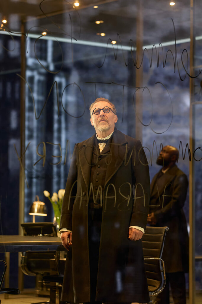 Nigel Lindsay in The Lehman Trilogy (Image: Mark Douet)