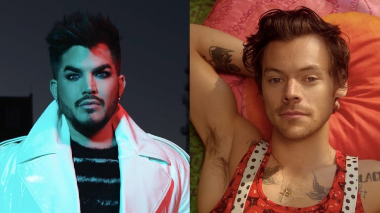 Adam Lambert and Harry Styles