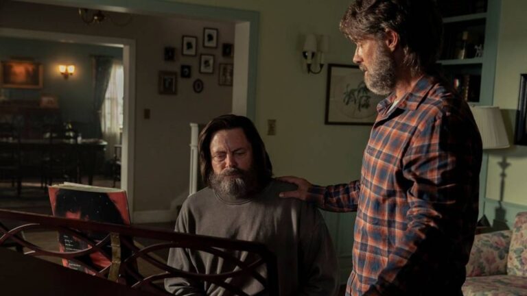 Nick Offerman and Murray Bartlett in The Last of Us