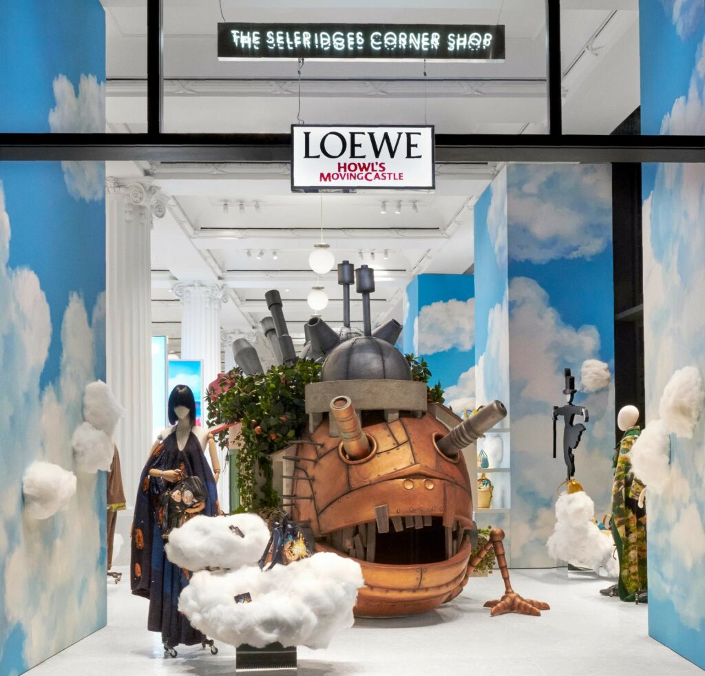 LOEWE X Howl's Moving Castle at Selfridges