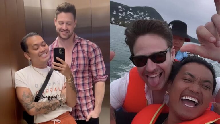 Matt Agnew and Khanh Ong deny romance. (Image: Instagram/@drmattagnew and @khanhong)