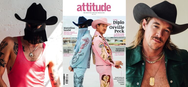 Attitude remembers out shoot with Orville Peck and Diplo