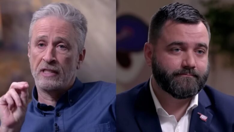 Jon Stewart dismantles Republican's drag show ban plan - Attitude
