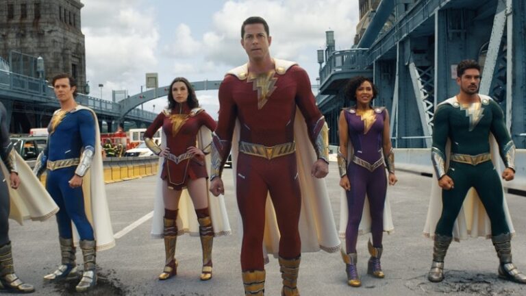 The writers of Shazam! Fury of the Gods have said one character in the superhero family is gay.