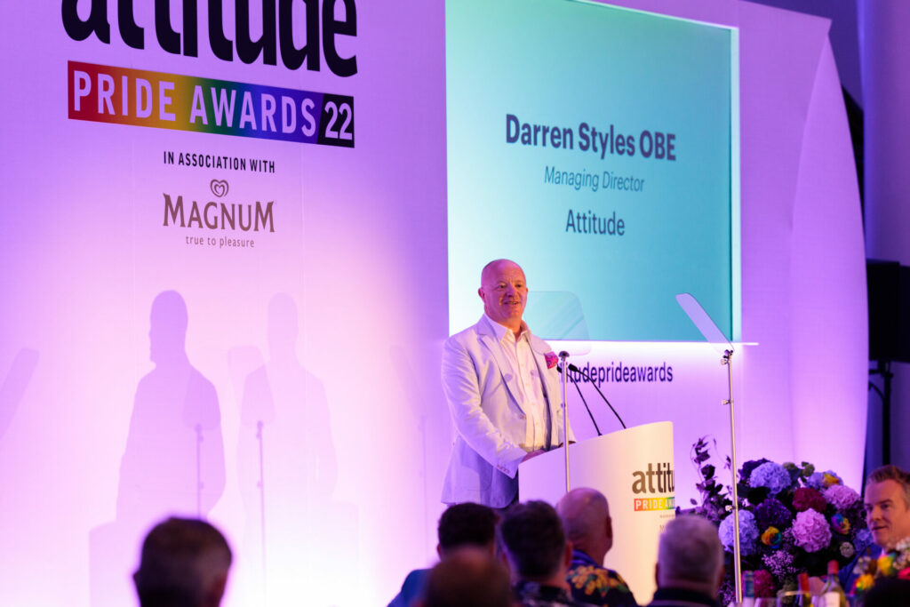 Darren Styles OBE opens the 2022 Attitude Pride Awards