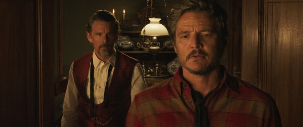 Ethan Hawke and Pedro Pascal in Strange Way Of Life (Image: Iglesias Más)