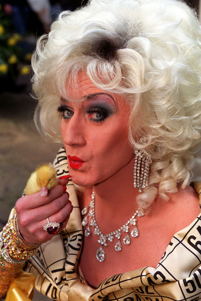 Lily Savage during a photocall to launch a TV advert campaign for a new bingo game.