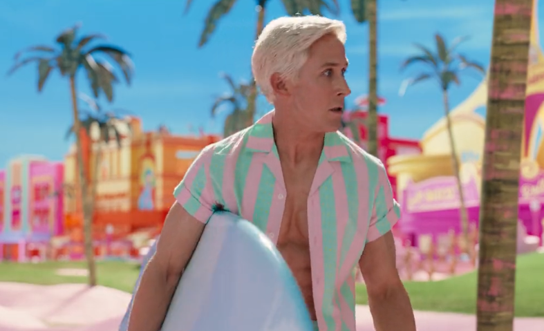 Ryan Gosling as Ken in the Barbie movie 