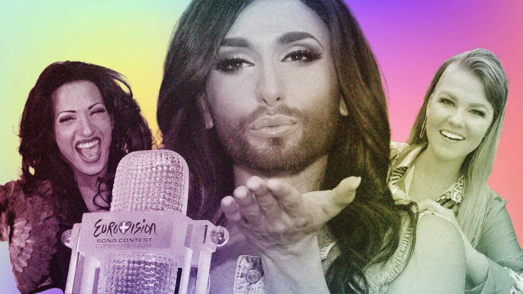 Attitude's favourite ever Eurovision performers, including Dana International, Conchita Wurst and Saara Aalto