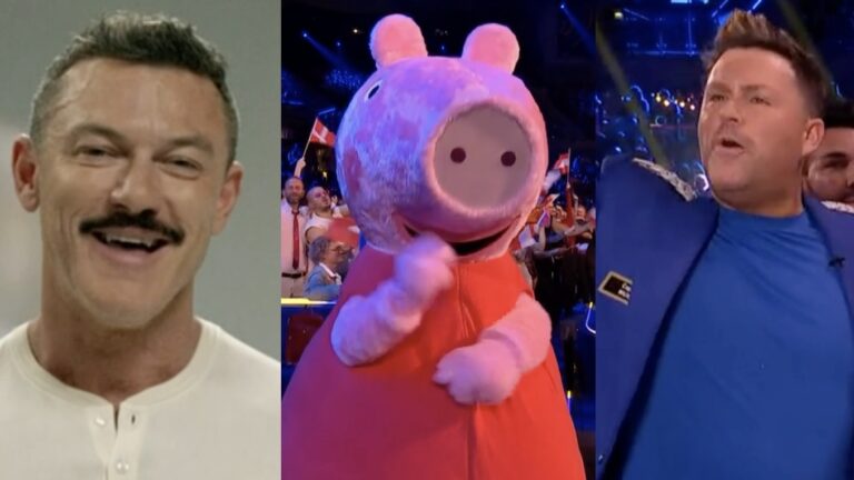Luke Evans, Peppa Pig, and Scooch all made appearances at Eurovision's second Semi-Final