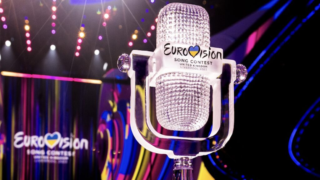 The Eurovision Song Contest 2023 trophy