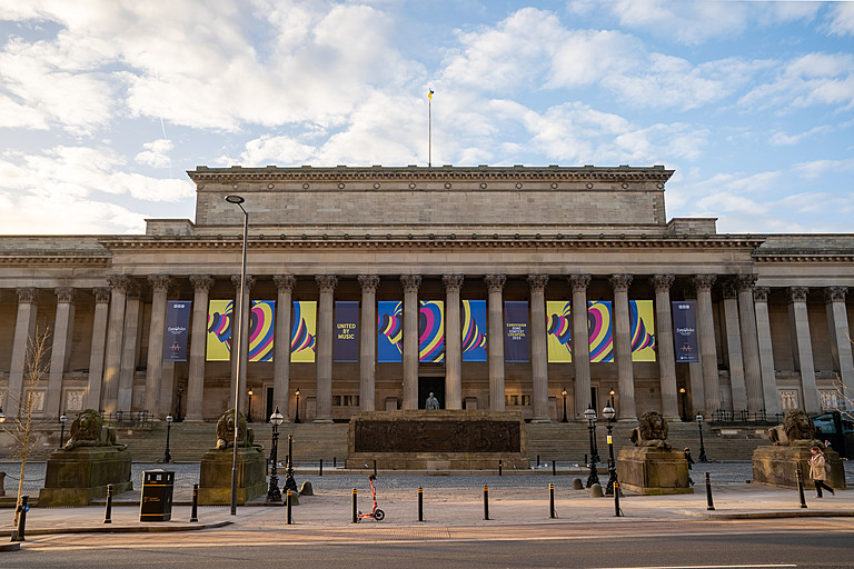 The Eurovision branding in Liverpool