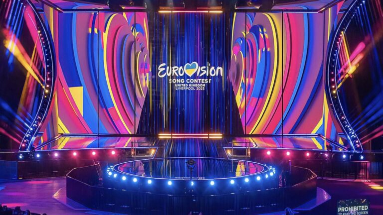 The Eurovision Song Contest stage
