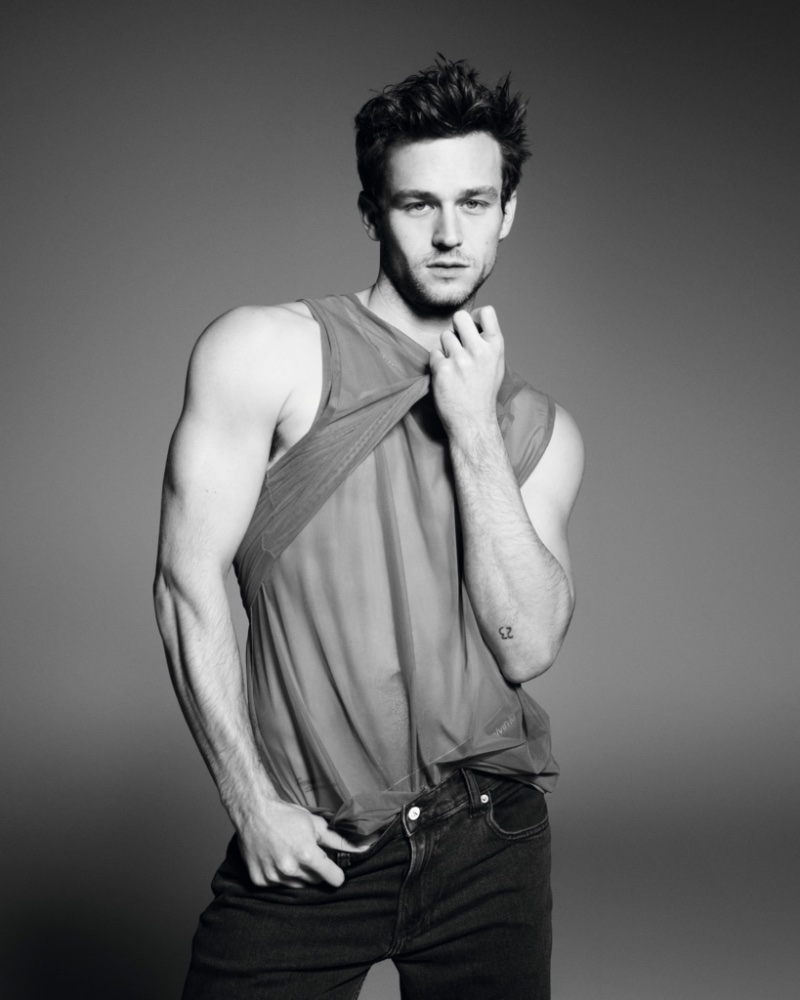 Brandon Flynn sheds the layers for Calvin Klein’s 2023 Pride campaign ...