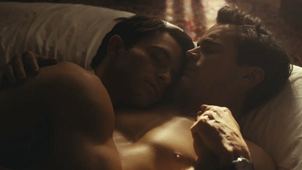 Jonathan Bailey and Matt Bomer in Fellow Travelers