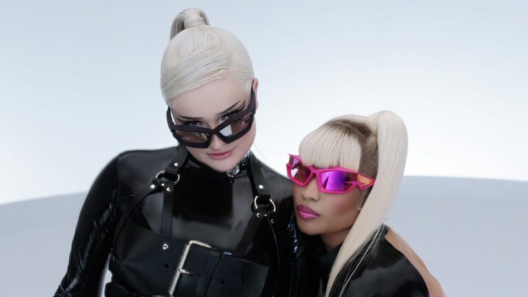 Kim Petras and Nikki Minaj in Alone.