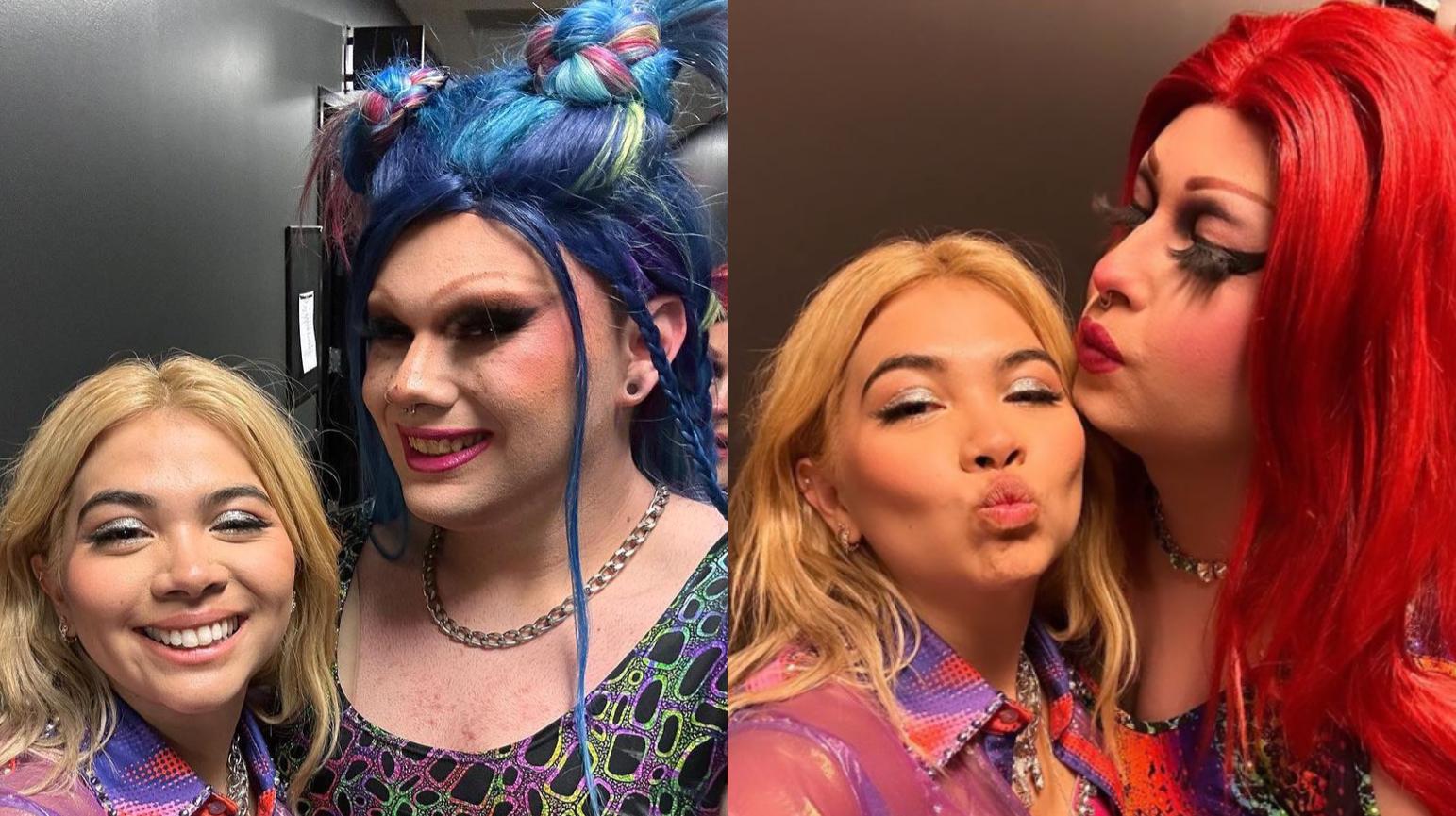 Hayley Kiyoko with LiberTea and Ivy St James.