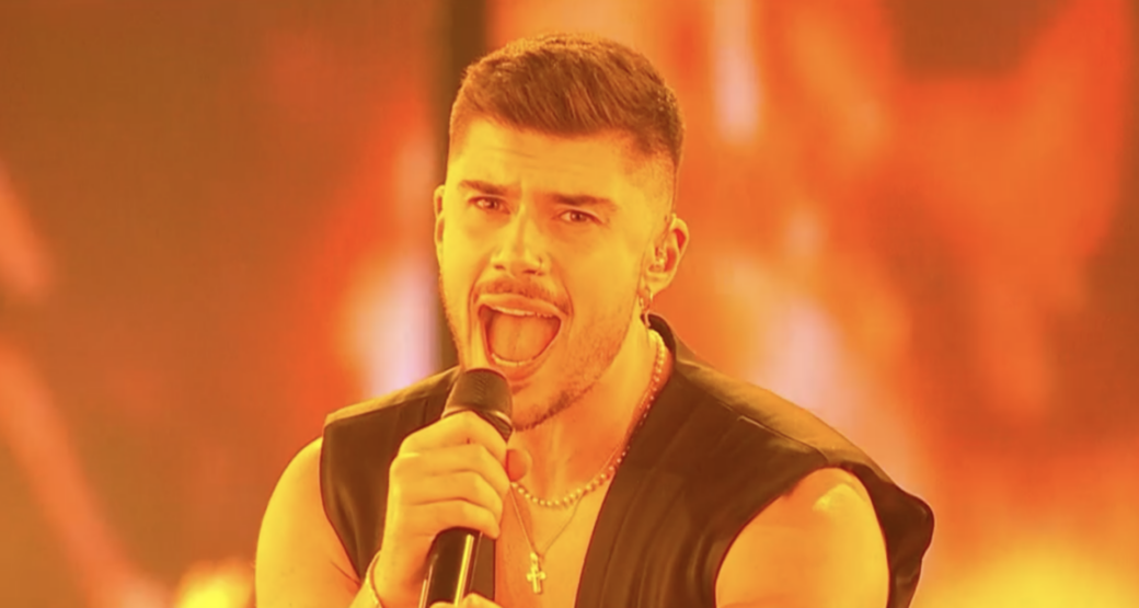 Eurovision Semi Final 2 Luke Evans, Peppa Pig, Scooch Attitude