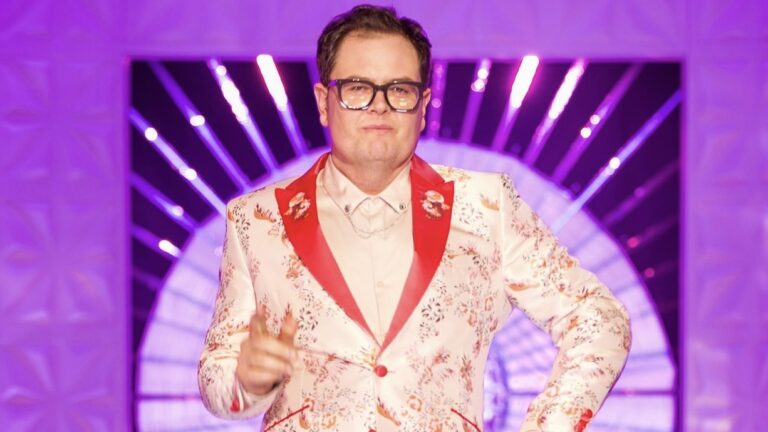 Alan Carr on Drag Race UK.