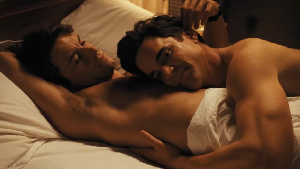 Jonathan Bailey and Matt Bomer in Fellow Travelers