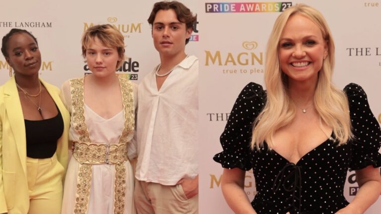 Stars of Heartstopper and Emma Bunton on the red carpet