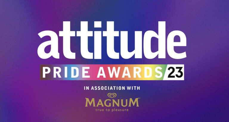 A logo reading Attitude Pride Awards 23 in association with Magnum