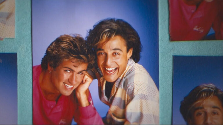 Wham! George Michael and Andrew Ridgeley in Wham! Cr. Courtesy of Netflix © 2023