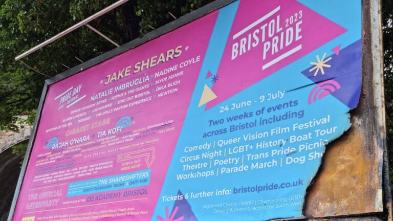 Bristol Pride billboard
