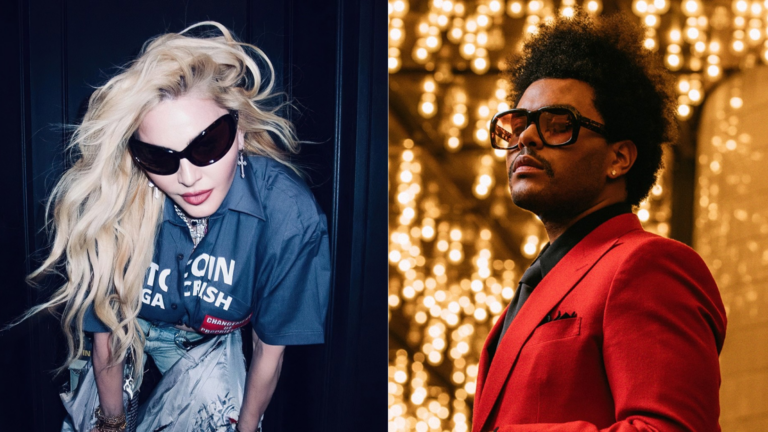 Madonna and The Weeknd (Images: Live Nation)