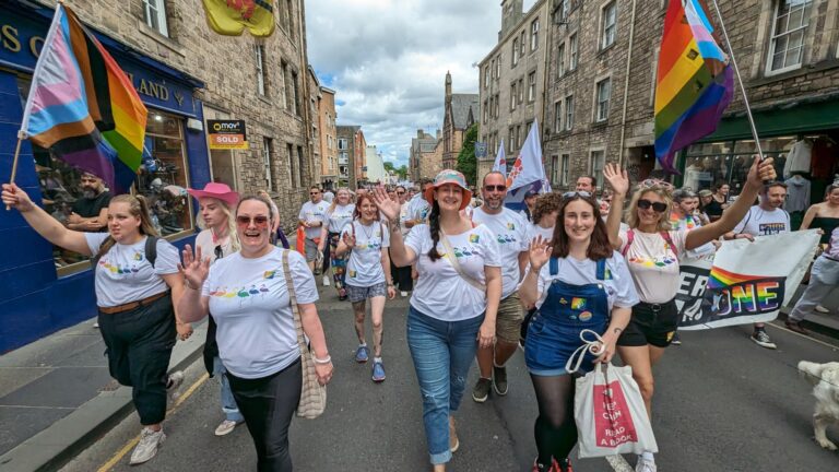 Edinburgh Zoo staff out at Pride last weekend