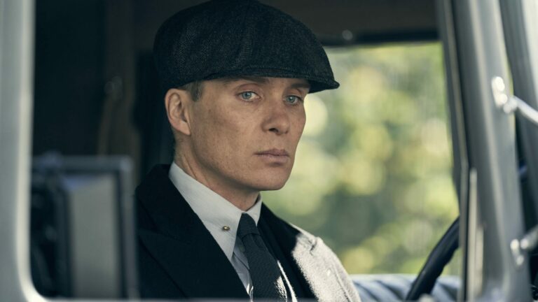 Cillian Murphy as Tommy Shelby in Peaky Blinders