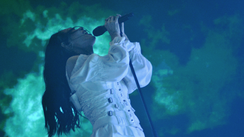 Rina Sawayama on stage at NOS Alive festival in Lisbon, Portugal (Image: Kelly Powell)