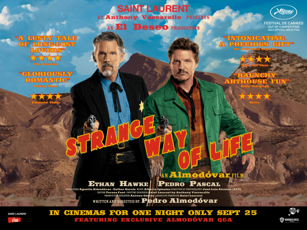 Ethan Hawke and Pedro Pascal in Strange Way of Life