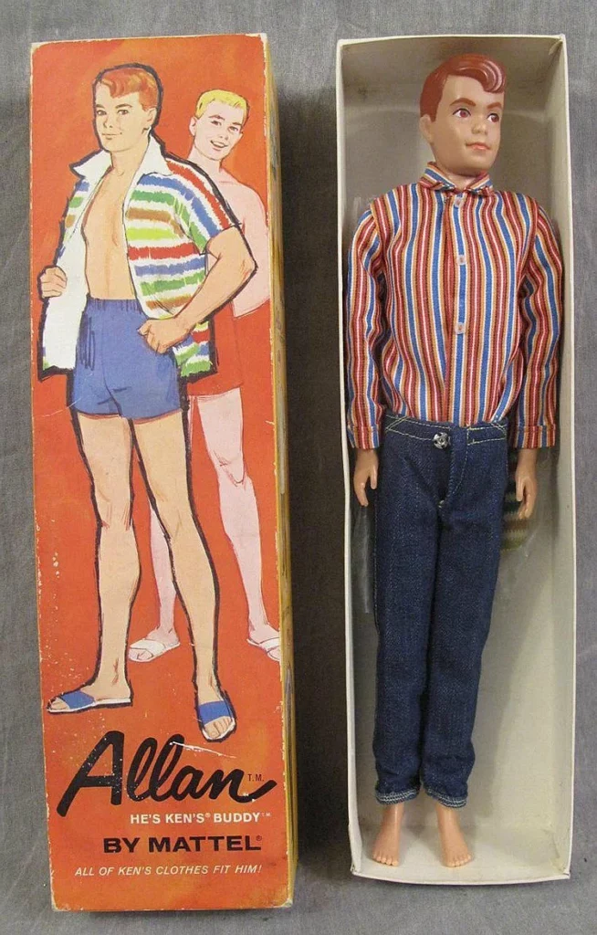 Allan Barbie doll in the original Mattel box