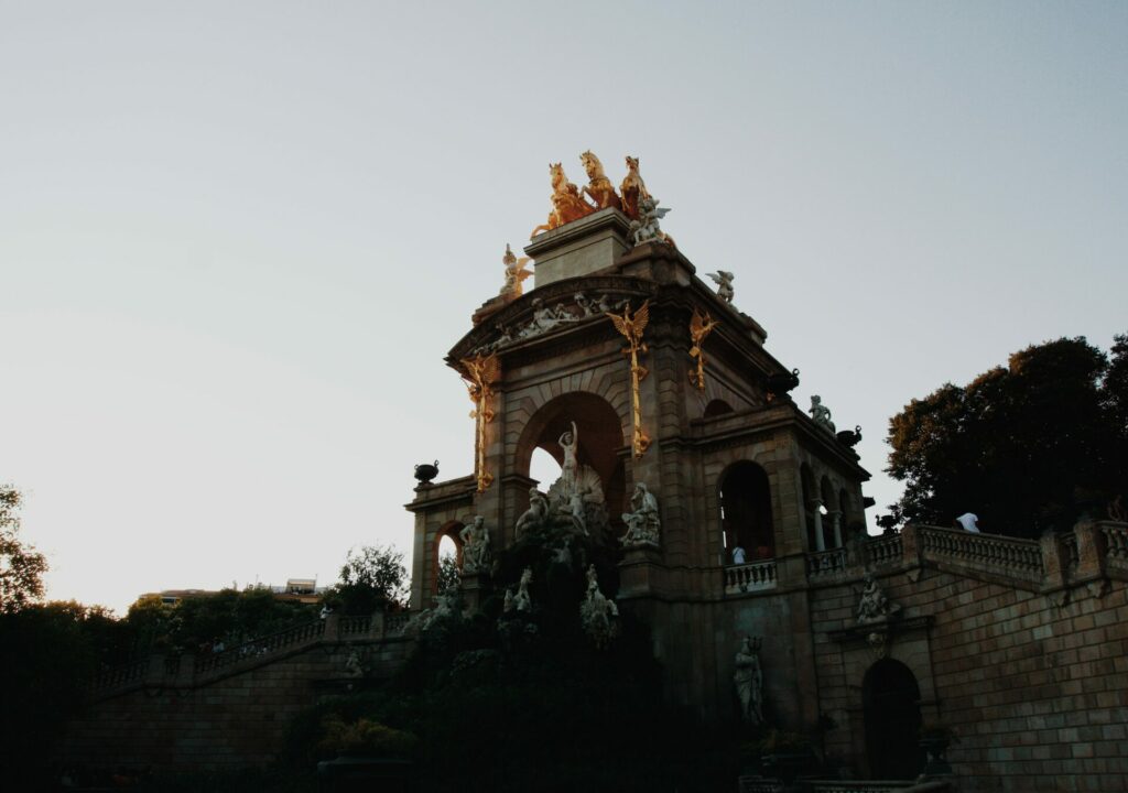 The gate of Ciutadella Park 