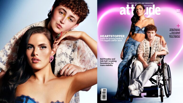 Bel Priestley and Ash Self (Images: Attitude/Olivia Richardson)