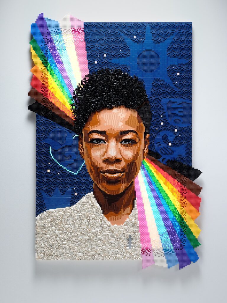 A LEGO portrait of Samira Wiley