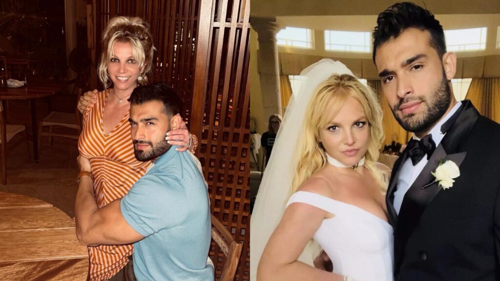 Britney Spears and Sam Asghari (Images: Instagram/@BritneySpears)