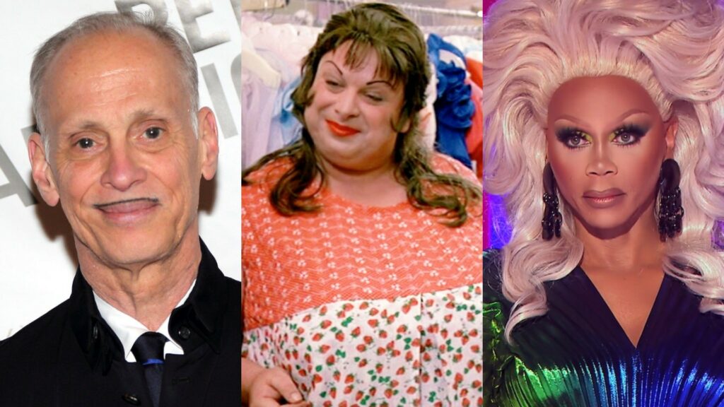 John Waters, Divine and RuPaul (Images: Wiki)