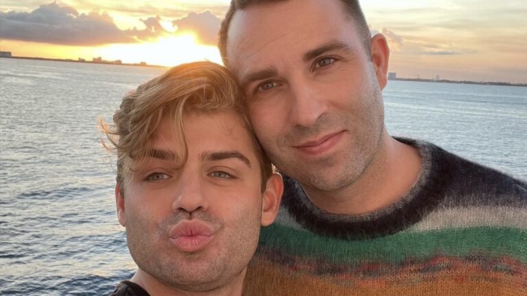 Garrett Clayton and Blake Knight have celebrated their 12th anniversary