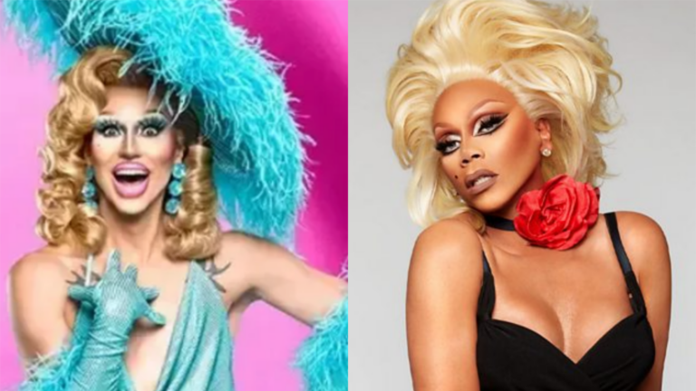 Vicki Vivacious and RuPaul